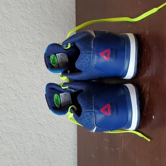 EUC. Reebok Crossfit, Mens Size 7.5 Neon Athletic Running Training Sneakers - Picture 3 of 12